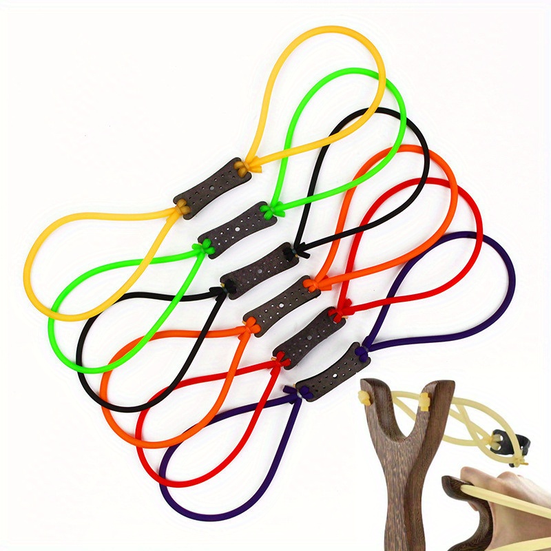 Outdoor Hunting Products - 5/10pcs Slingshot Round Color Rubber Band