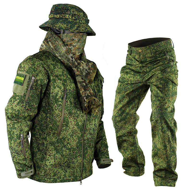 Outdoor Hunting Pants Women - Hunting Camping fishing Outdoor softshell Jacket+pants