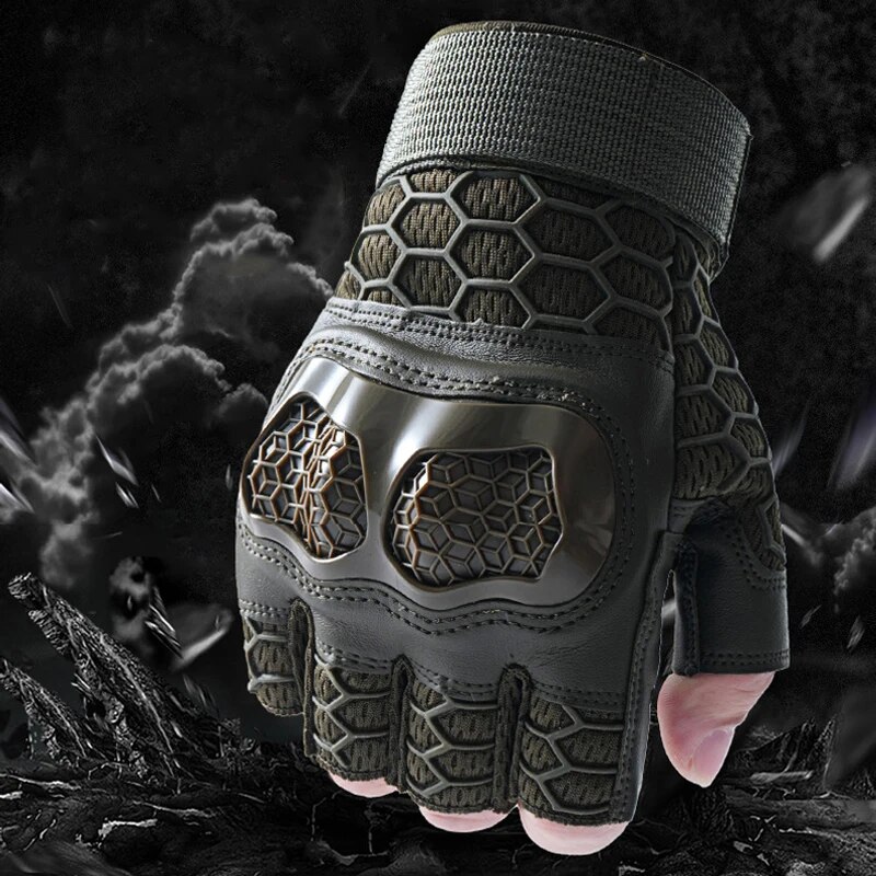 Outdoor Hunting Names - Outdoor Tactical Gloves Sport Half Finger