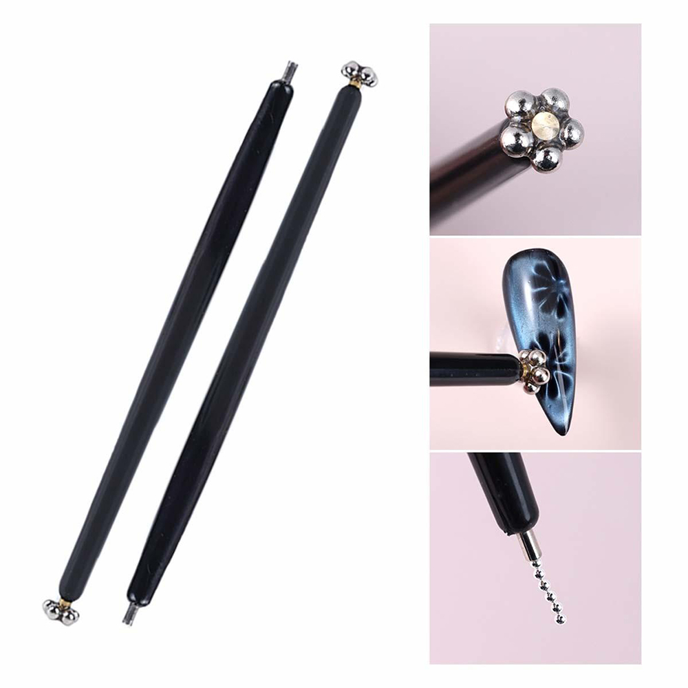 Tactical Pen Tool - 2pcs Dual-Head Cat Eye Nail Magnet
