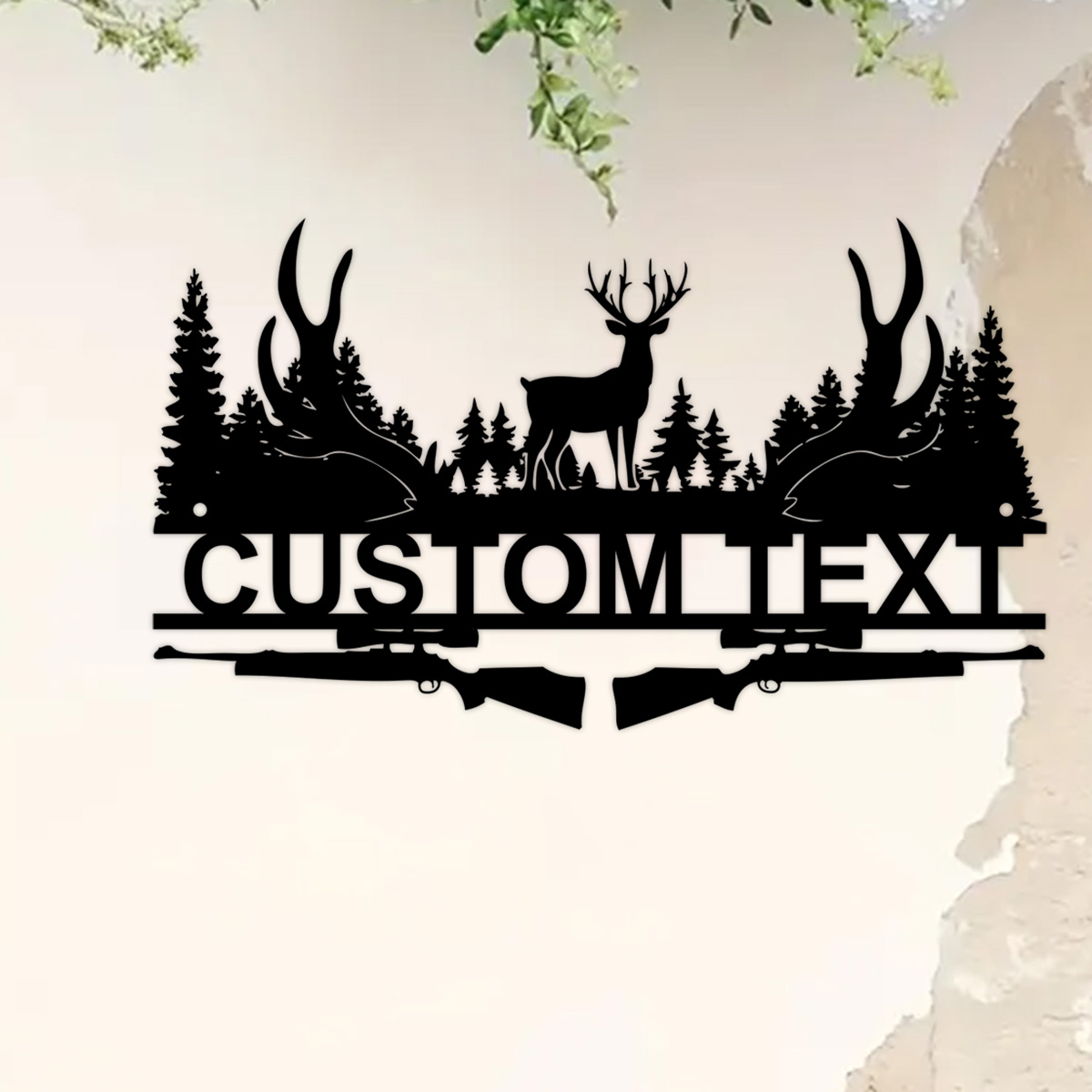 Outdoor Hunting Names - Custom Deer Cabin Metal Sign, Deer