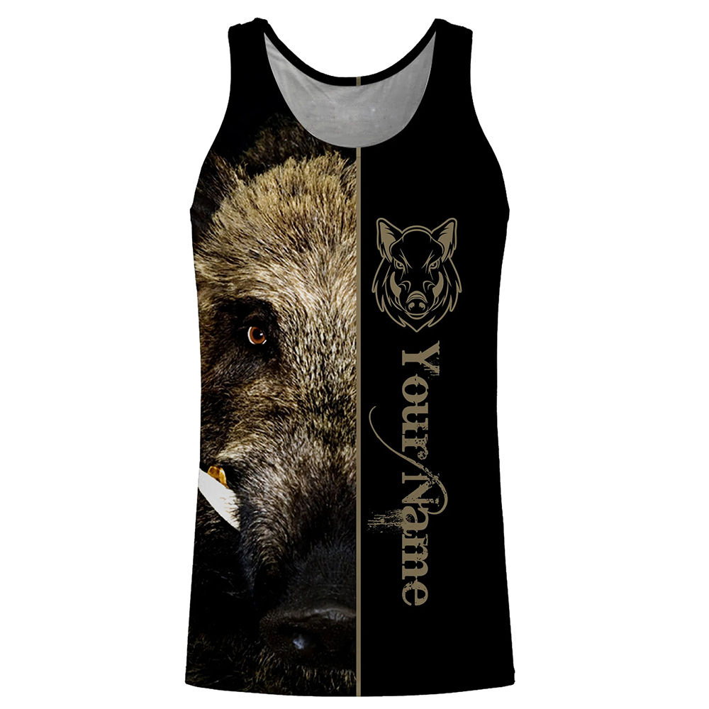 Outdoor Hunting Names - Custom Name Boar Hunter Tank Top