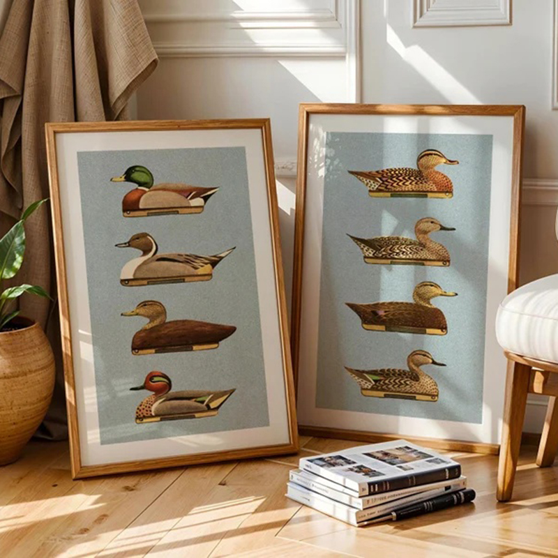 Hunting Outdoor Decor - Posters Outdoorsy Wall Prints Home Office