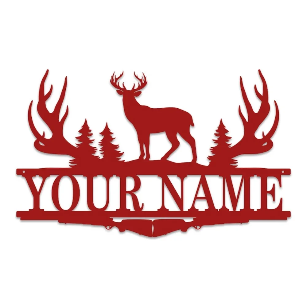 Buck Antler Split Monogram Sig - огляд і ціна Outdoor Hunting Names