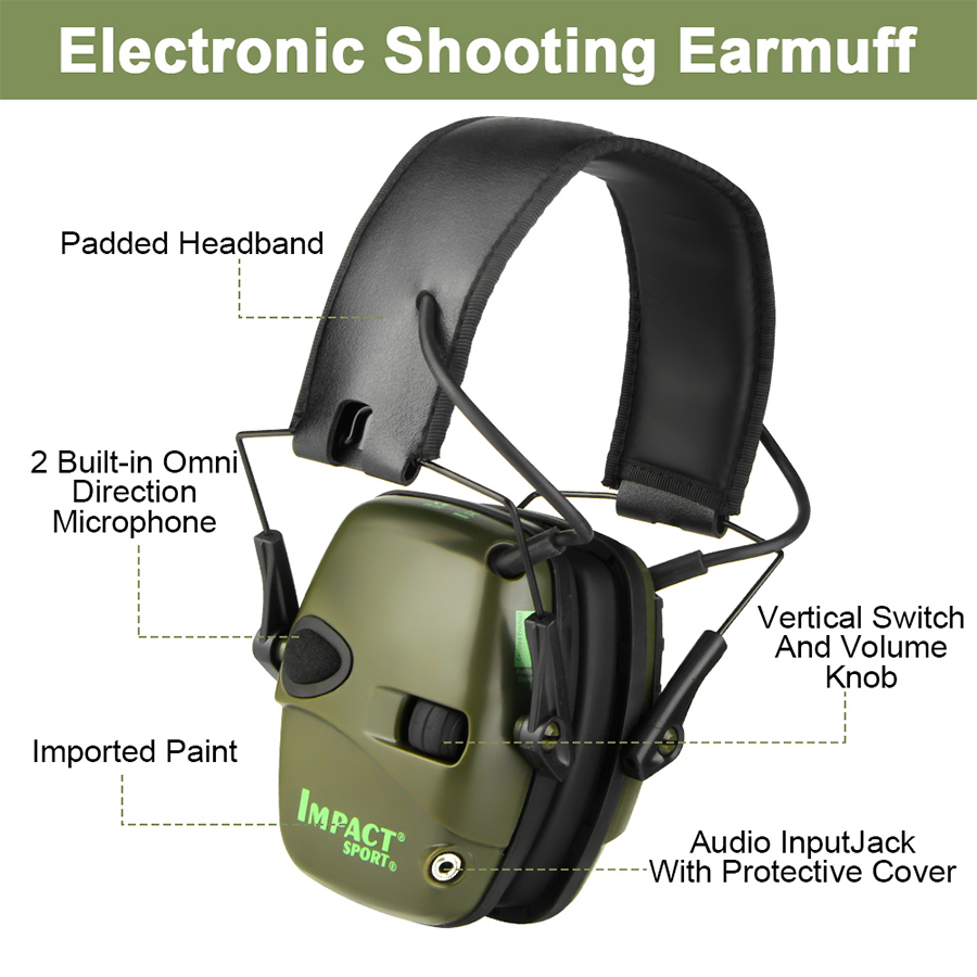 Earmuffs Active Headphones for - огляд і ціна Shooting Ear Muff