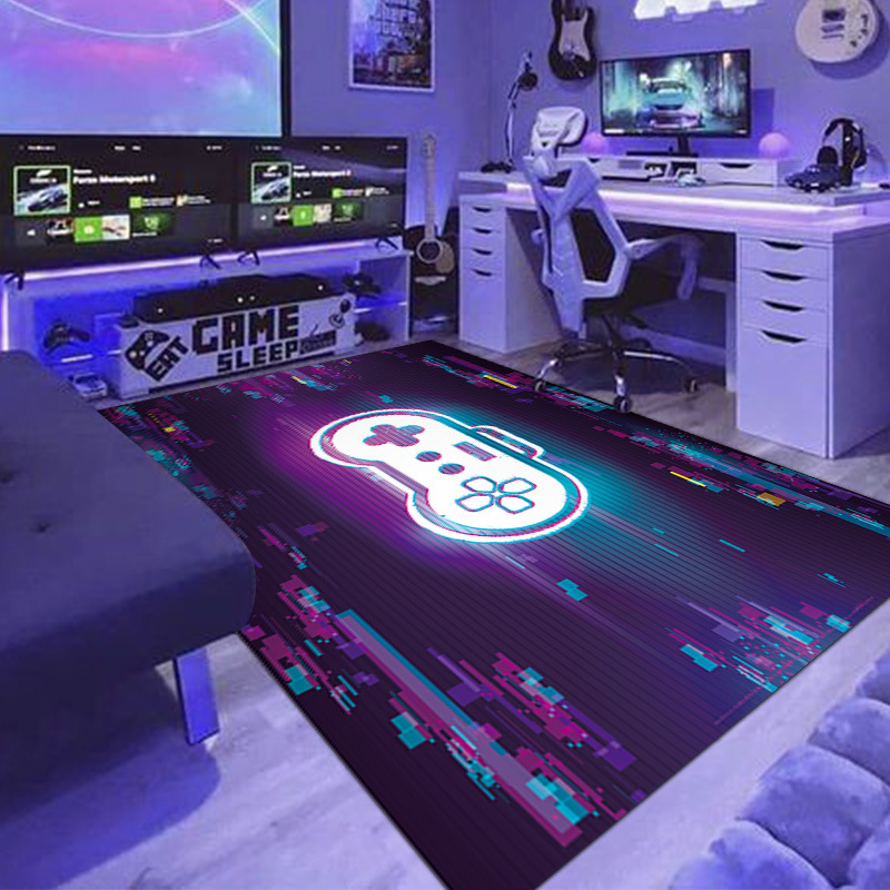 Funny Gamepad Area Rug I Pause - огляд і ціна Hunting Outdoor Boys