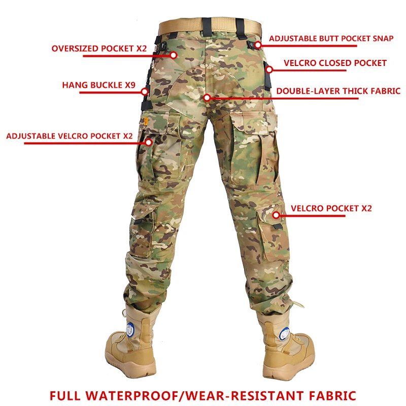 Men Outdoor Tactical Camo Unif - огляд і ціна Outdoor Hunting Pants Women