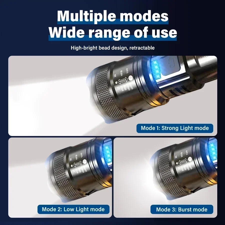 Ultra Bright LED Flashlight Ty - огляд і ціна Tactical Flashlight Rechargeable