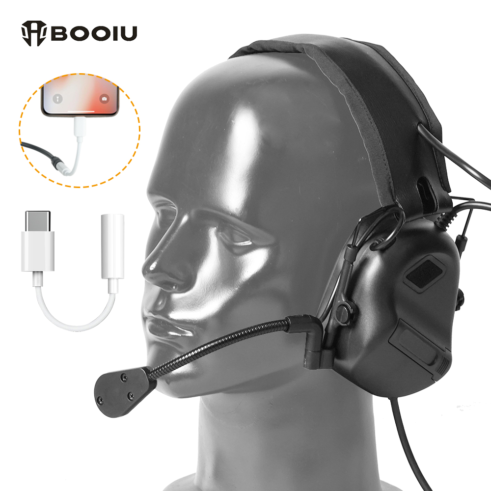 BOOIU Tactical Electronic Shoo - огляд і ціна Shooting Ear Muff
