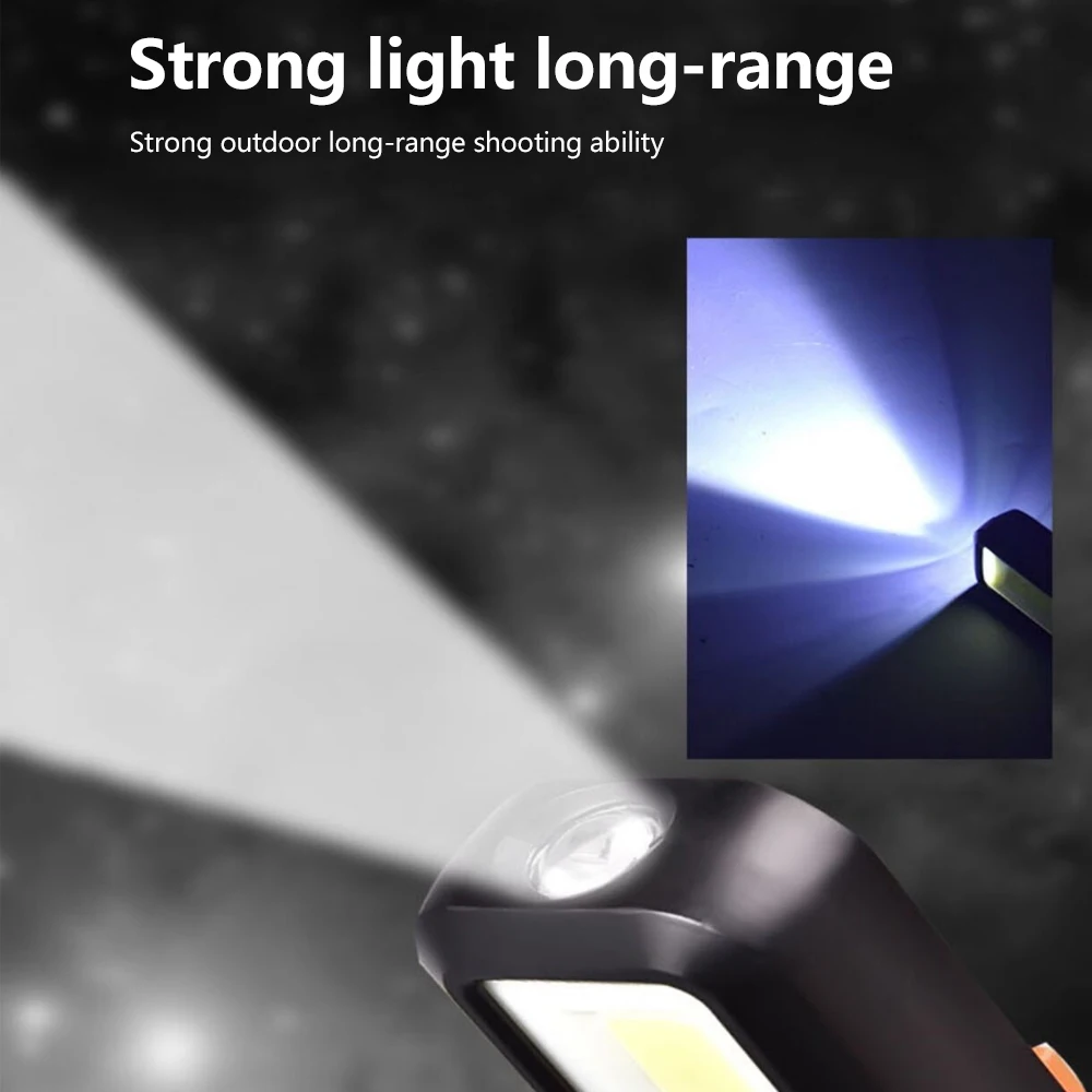 Powerful COB LED Work Light Ca - огляд і ціна Tactical Flashlight Rechargeable