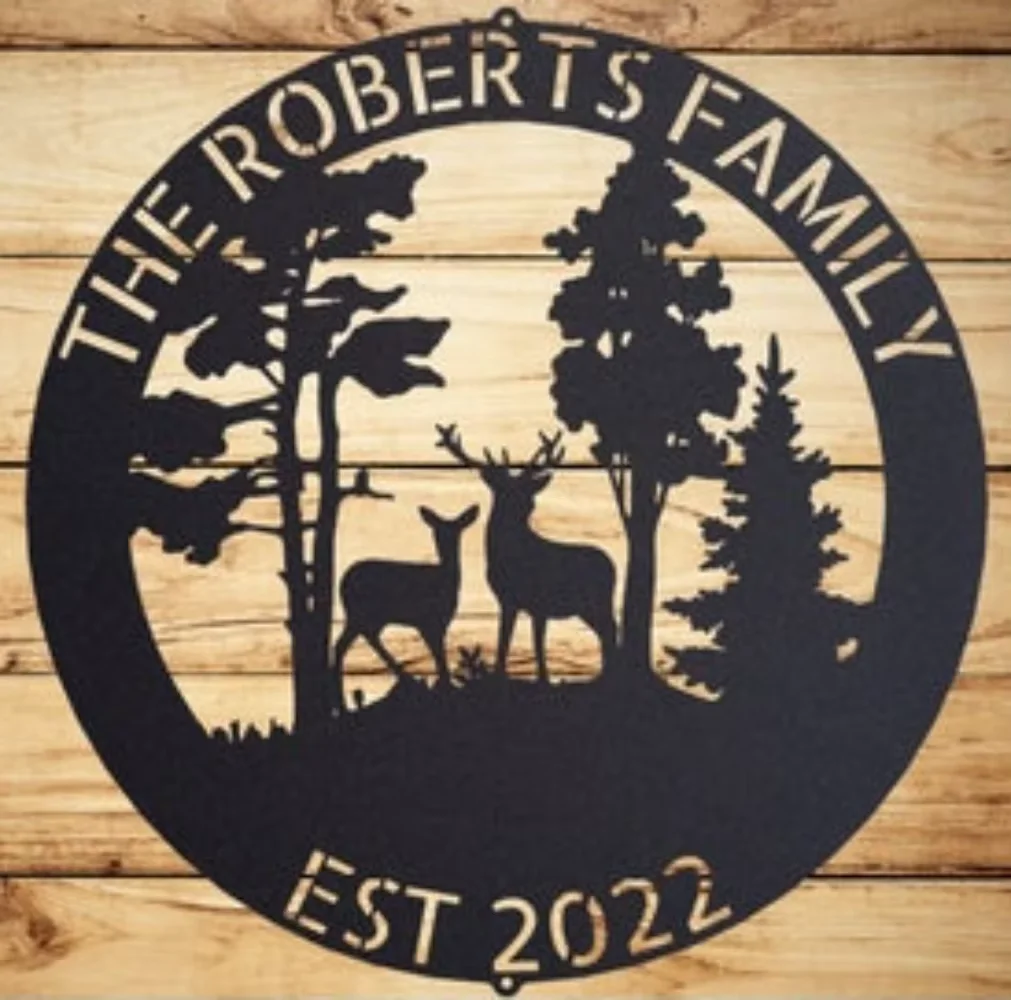 Personalized Deer Metal Cabin  - огляд і ціна Outdoor Hunting Names