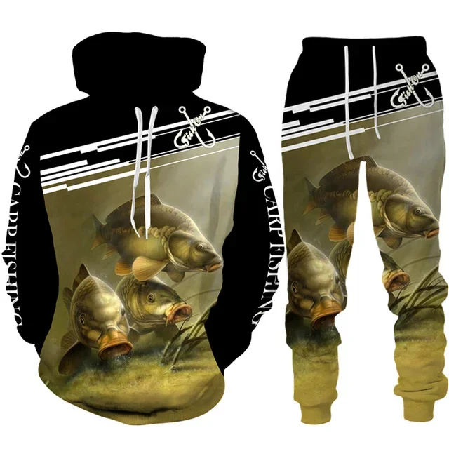 Novelty 3D Fish Printed Men Wo - огляд і ціна Outdoor Hunting Pants Women