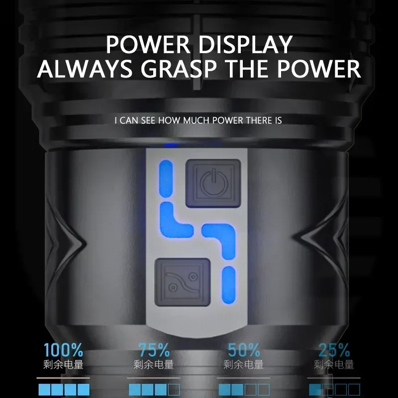 Most Powerful GT60 LED Flashli - огляд і ціна Tactical Flashlight Rechargeable