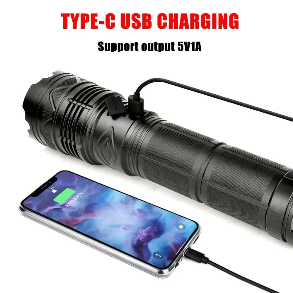 Most Powerful GT60 LED Flashli - огляд і ціна Tactical Flashlight Rechargeable