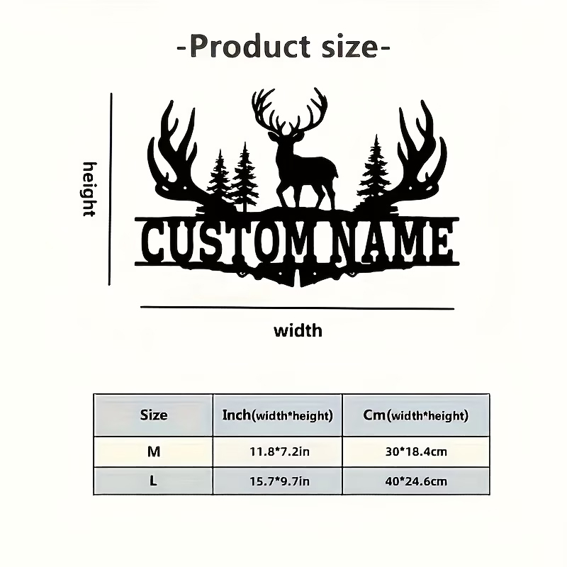 Customizable Rustic Deer Antle - огляд і ціна Outdoor Hunting Names