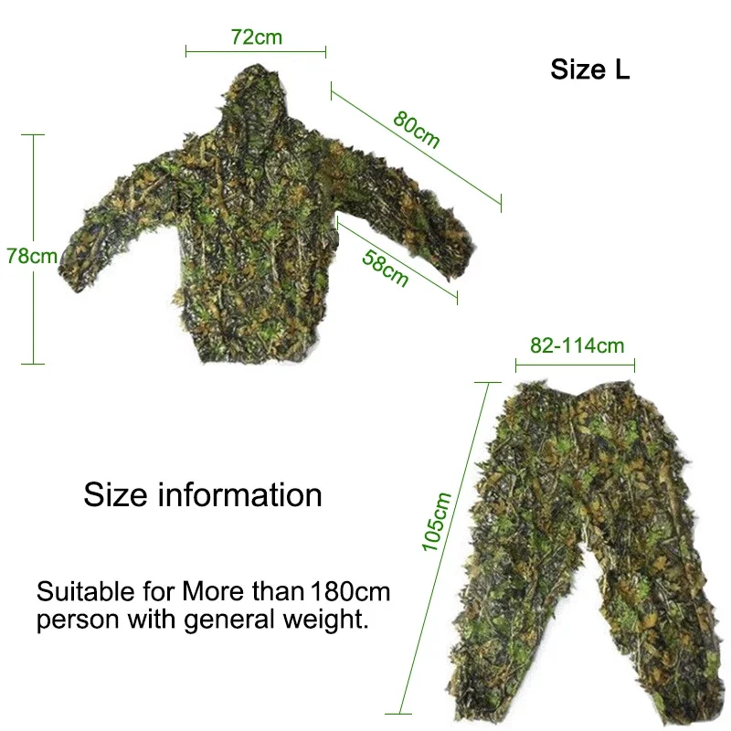 Men Women Kids Outdoor Ghillie - огляд і ціна Outdoor Hunting Pants Women