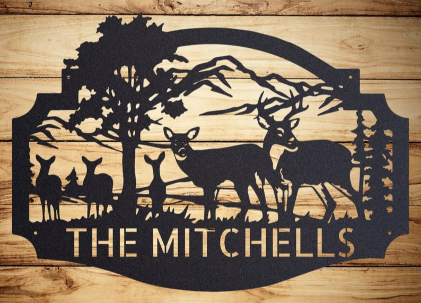 Personalized Deer Metal Cabin  - огляд і ціна Outdoor Hunting Names