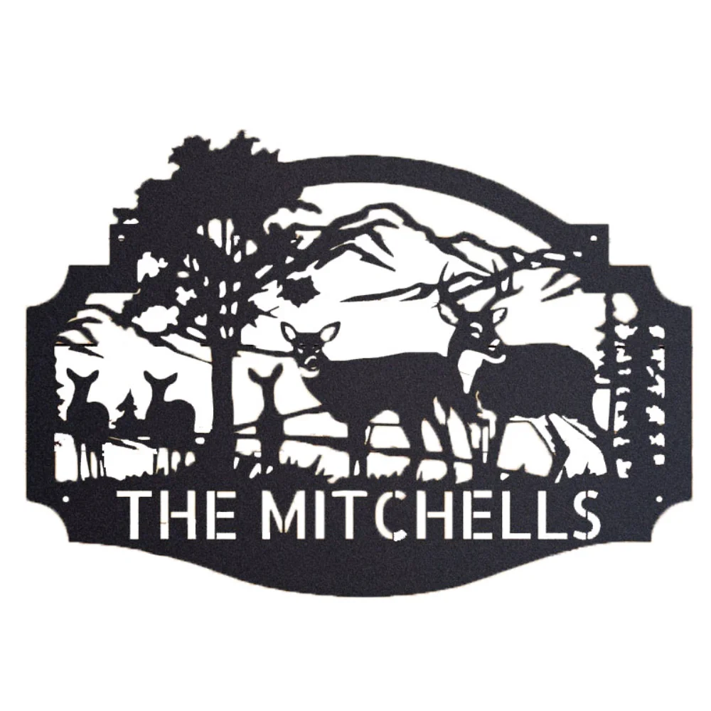 Personalized Deer Metal Cabin  - огляд і ціна Outdoor Hunting Names