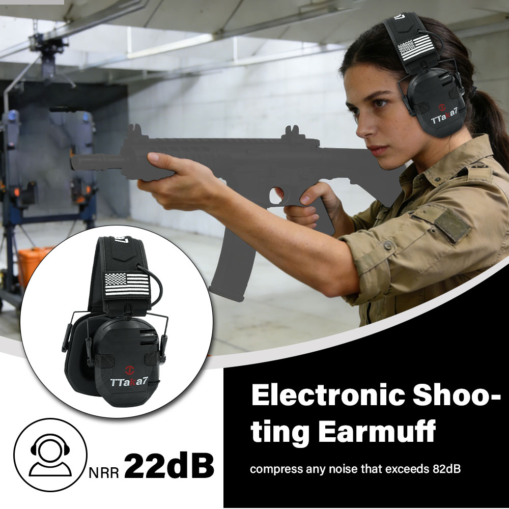 W1/W3 Foldable Electronic Shoo - огляд і ціна Shooting Ear Muff