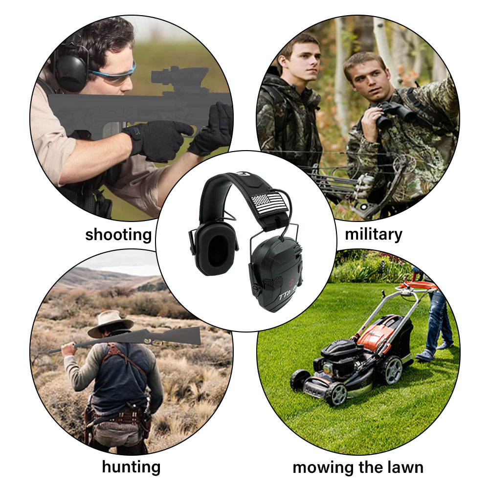 W1/W3 Foldable Electronic Shoo - огляд і ціна Shooting Ear Muff