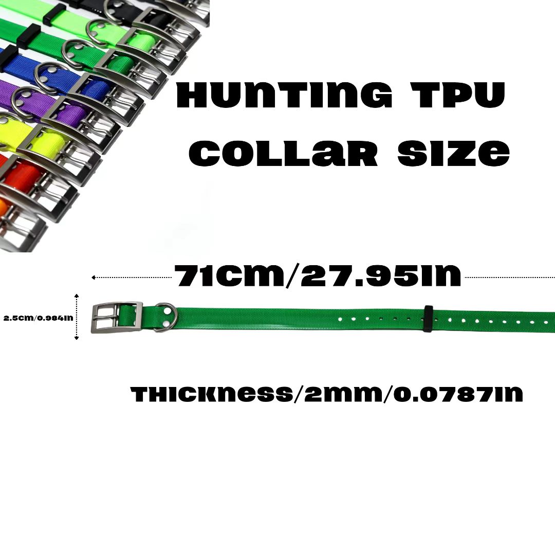 2.5cm Wide Heavy Duty TPU Dog  - огляд і ціна Outdoor Hunting Dog Collar