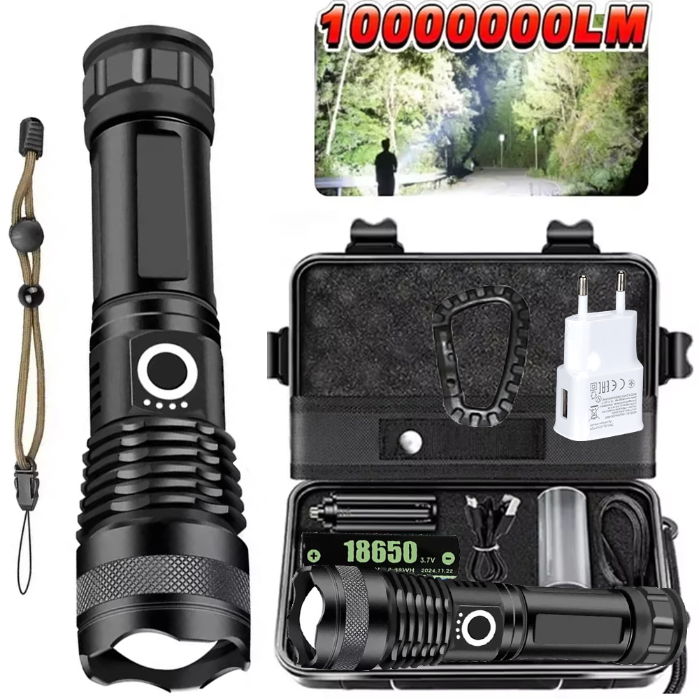 High Power LED Flashlight Rech - огляд і ціна Tactical Flashlight Rechargeable