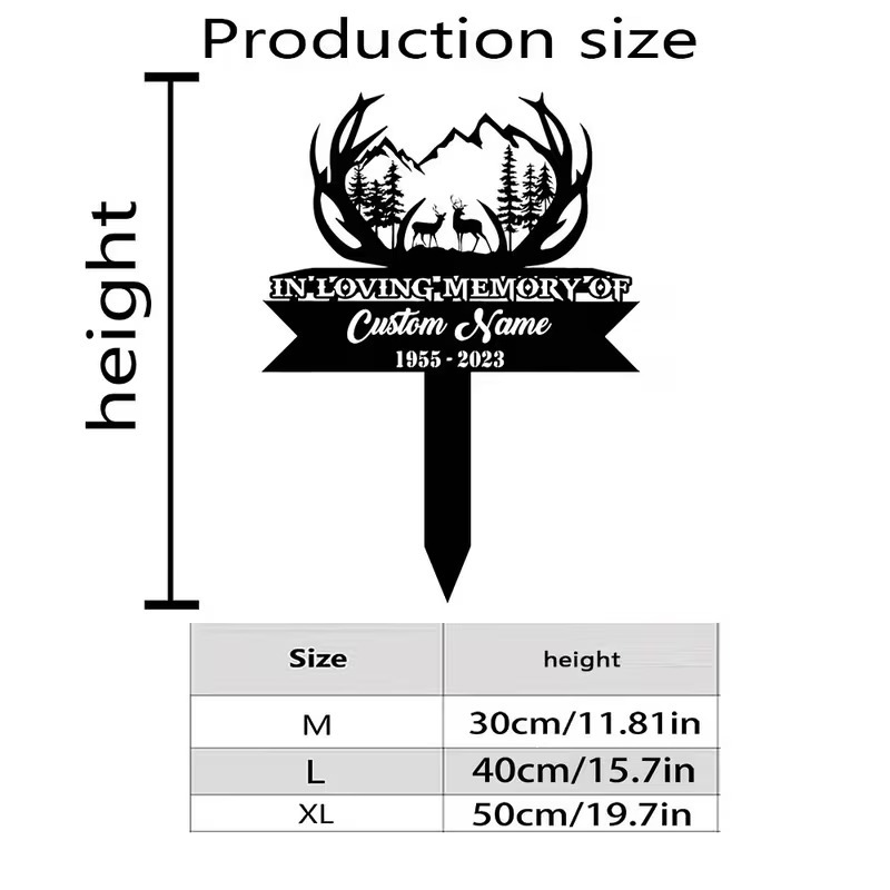 Custom Deer Hunting Memorial S - огляд і ціна Outdoor Hunting Names